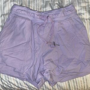 lululemon athletica Lilac Elastic Waist Shorts